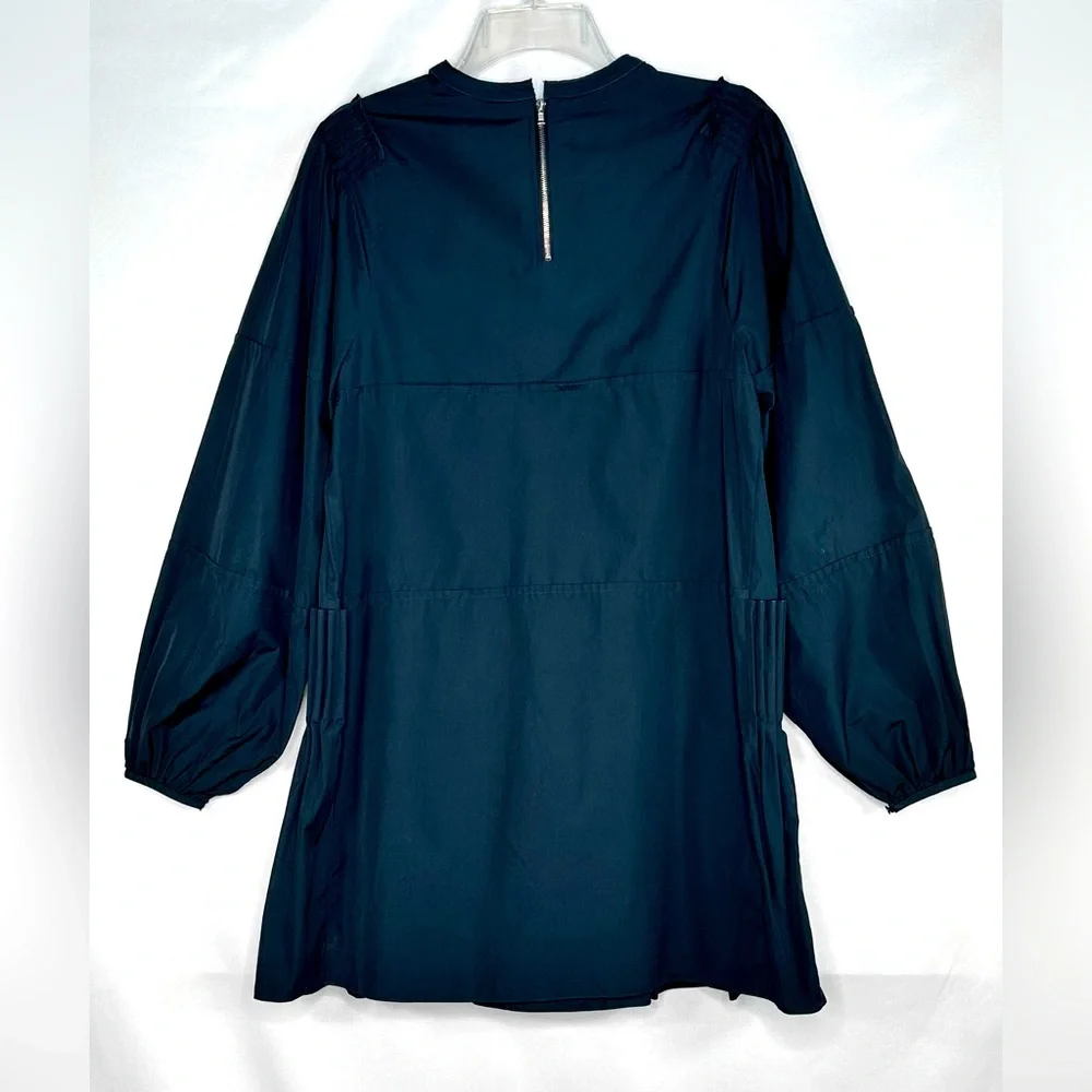 Kenzo Tunic Dress‎ Balloon Sleeves Button Cuffs Pin Tuck on Shoulders Goth Sz 35